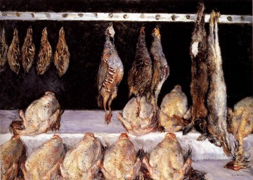 Visualización de pollos y aves de caza impresionistas Gustave Caillebotte bodegones Pinturas al óleo